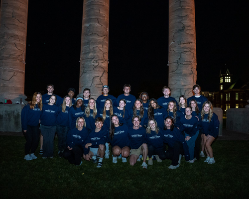 Greek Week steerco group photo.